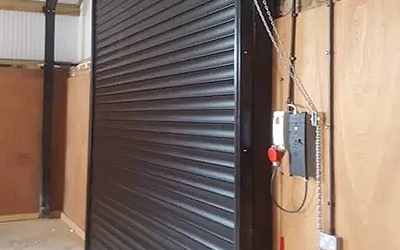 Manual or Electric Operation Galvanised steel roller shutters manual or electric London & Kent