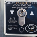 Secure locking galvanised steel roller shutters Eltham