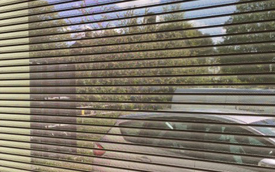 Manual See through roller shutters doors London & Kent