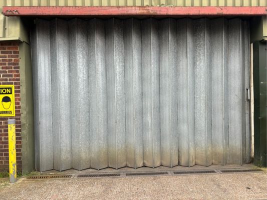 Old side-folding doors