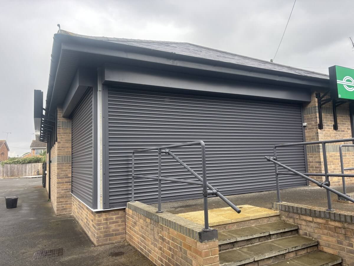 Enterprise Rent-a-Car Canvey Island Roller Shutters After Installation