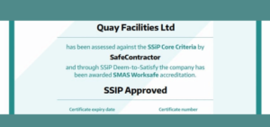 Ssip approved contractor w850 h400 London & Kent