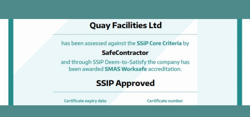 Quay-Facilities-SSiP-Certificate