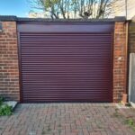 Brown garage shutter min London & Kent