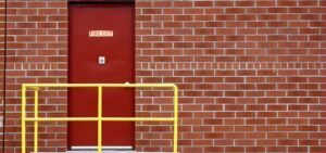 Fire safety door w850 h400 London & Kent