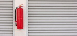 Fire safety roller shutters w850 h400 London & Kent