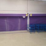 Purple shutter installation min London & Kent