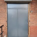 Steel fire exit door with frame streatham min 1 London & Kent